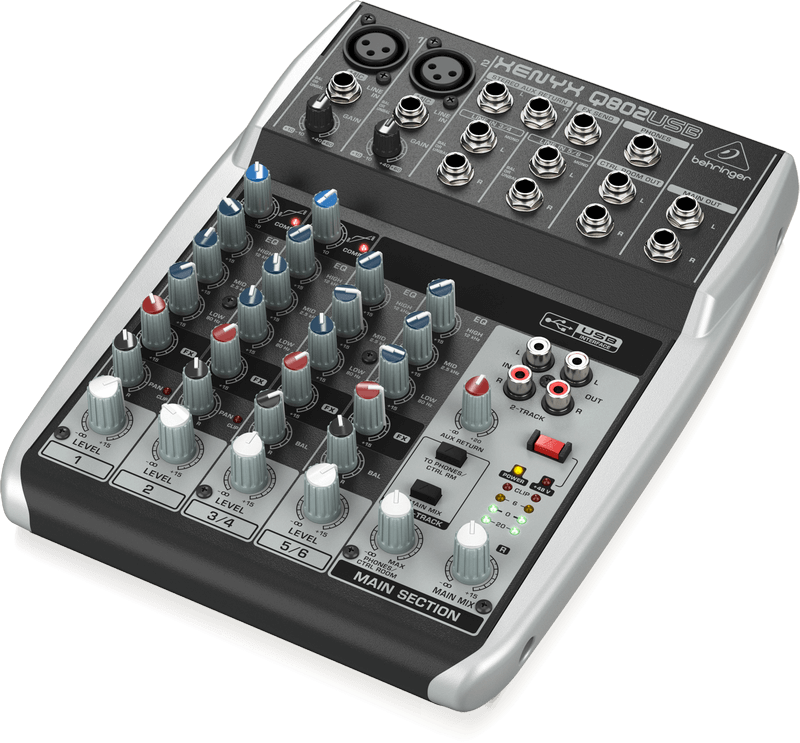 behringer xenyx q802usb connect to mac