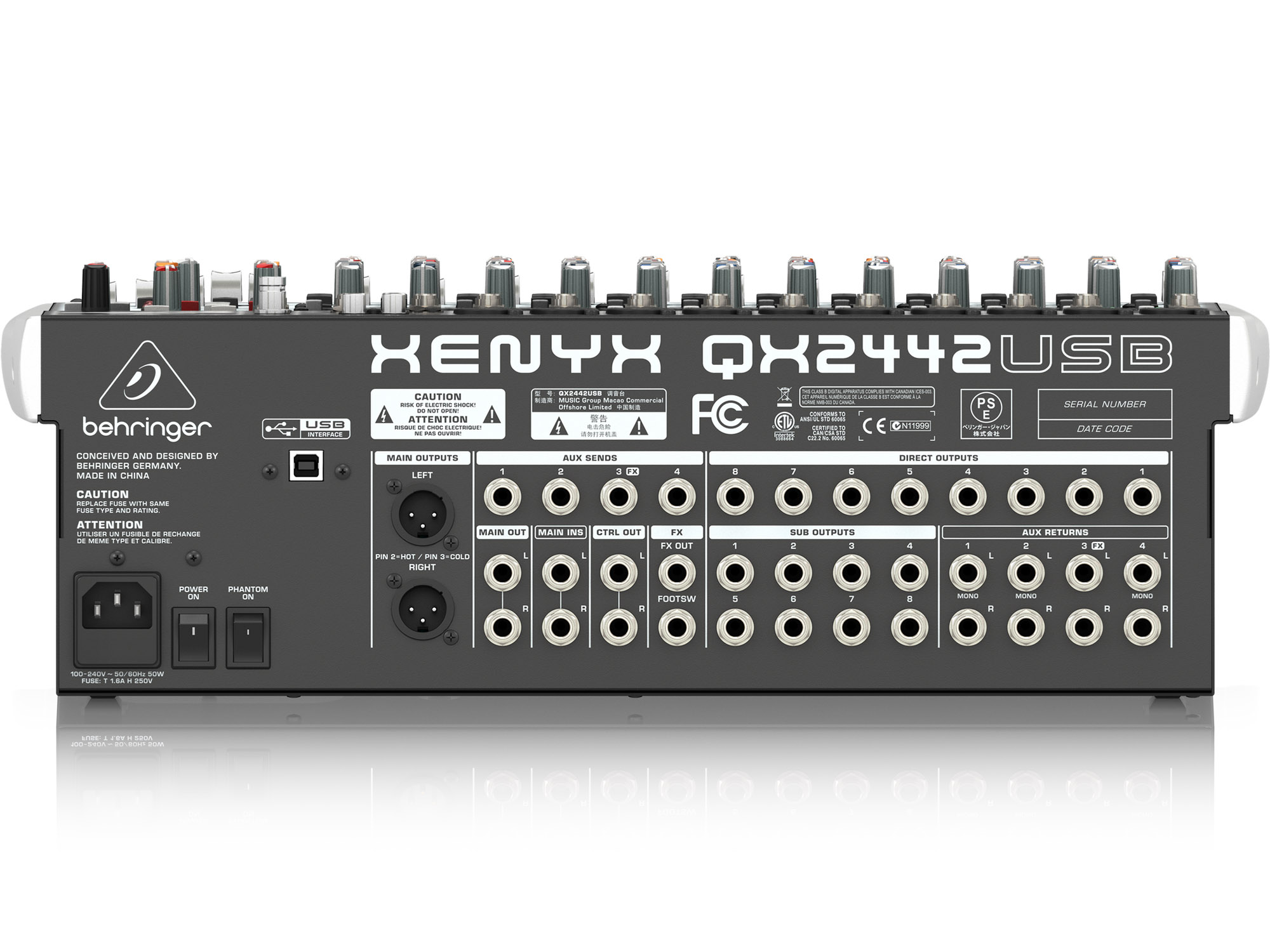 Mixer Behringer Xenyx QX2442USB