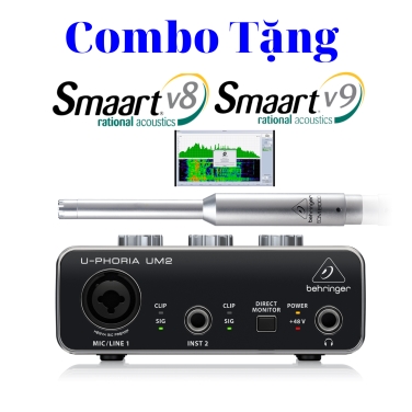Bộ Combo Soundcard RTA Đo Kiểm Âm Thanh Tặng Kèm Phần Mềm Smaartlive V.8