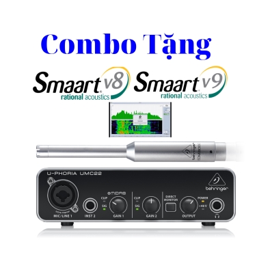 Bộ Combo Soundcard RTA Đo Kiểm Âm Thanh Tặng Kèm Phần Mềm Smaartlive V.8