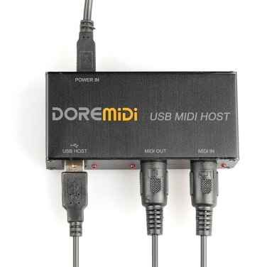 DOREMiDi UMH-10 USB MIDI Host Box MIDI Host USB to MIDI Converter Adapter