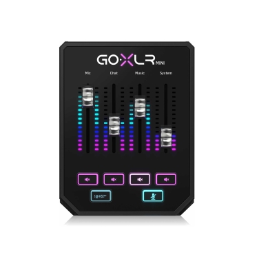 GoXLR MINI Vocal Effects Tc Helicon Mixer Live Stream Games